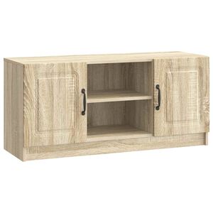 vidaXL Telerikapp Sonoma tamm 102 x 34,5 x 47 cm Tehispuit
