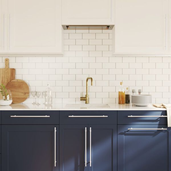 vidaXL kapi k&auml;epidemed 10 tk, h&otilde;bedane, 320 mm, roostevaba teras