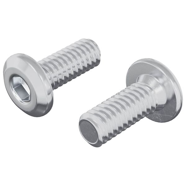 vidaXL Pea lukustuskruvi 2 pcs H&otilde;bedane M6 x 15 mm Teras