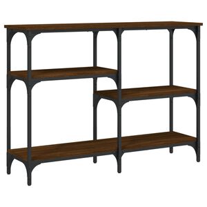 vidaXL konsoollaud, pruun tamm, 102x29x75 cm, tehispuit