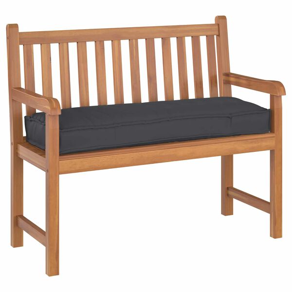 vidaXL Kaubaaluse pingipadi Must 120 x 40 x 8 cm Oxfordi kangas