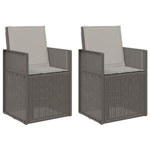 vidaXL Aia Toitlustustoolid 2 pcs Helehall PP