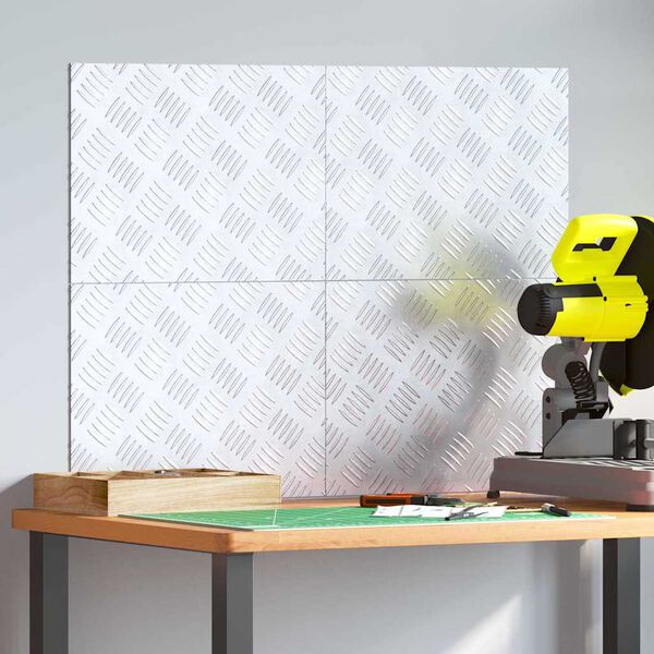 vidaXL Astme katte Ristk&uuml;lik 4 pcs H&otilde;bedane 40 x 30 cm Alumiinium