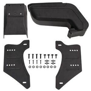vidaXL auto k&auml;etugi, universaalne, must, 14 x 30 x (32-48,5) cm, ABS