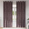vidaXL Satiinist kardinad kardinatega 2 pcs Pruun 260 x 140 cm Samet