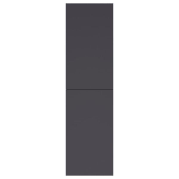 vidaXL telerikapid 2 tk, hall, 30,5 x 30 x 110 cm, tehispuit