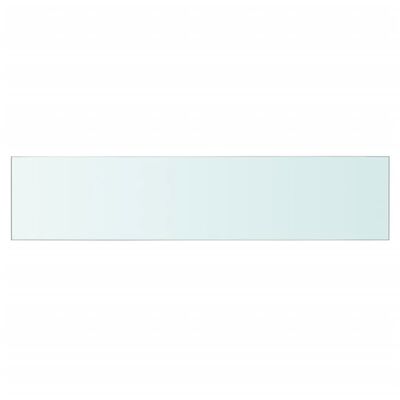 vidaXL riiulid, 2 klaasist planeeli, läbipaistvad, 60 x 12 cm