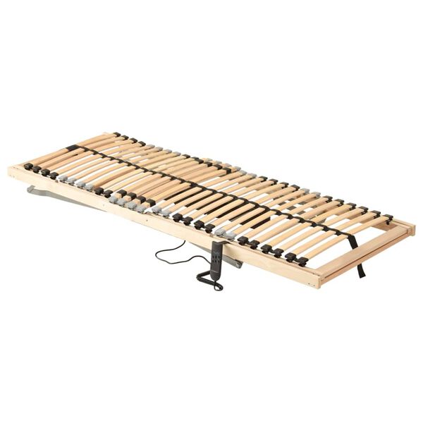vidaXL elektriline voodi aluspõhi, 28 liistu, 7 piirkonda, 90 x 200 cm