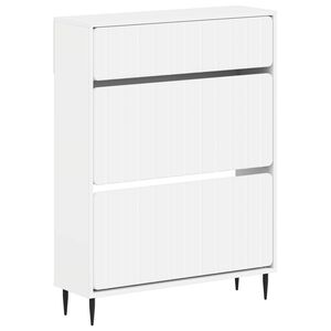vidaXL Kinga kapp ZWOLLE 78 x 24 x 103 cm Tehispuit Valge