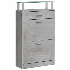 vidaXL kingakapp, betoonhall, 63 x 24 x 104 cm, tehispuit