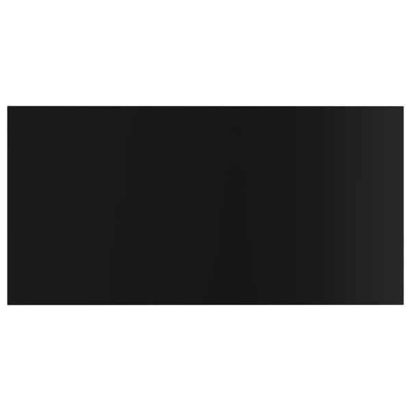 vidaXL riiuliplaadid 4 tk, must, 80x40x1,5 cm, puitlaastplaat