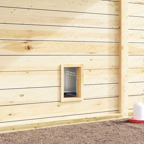 vidaXL kanade pesakast 1 sektsiooniga jalgadega, tsingitud terasest