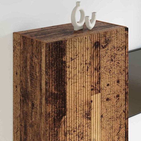 vidaXL TV Seina Kapp Vana puit 59,5 x 31 x 100 cm Tehispuit