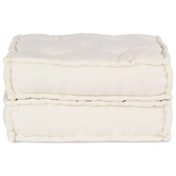 vidaXL mooduldiivan, kreemjasvalge, 70 x 70 x 36 cm, kangas