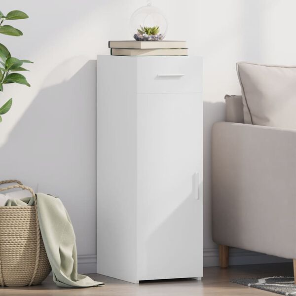 vidaXL puhvetkapp, valge, 30x42,5x93 cm, tehispuit