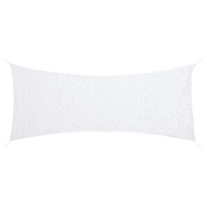 vidaXL peitev&otilde;rk, hoiukotiga, 312x140 cm, valge