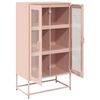 vidaXL Highboard Pink 68x39x123 cm Teras