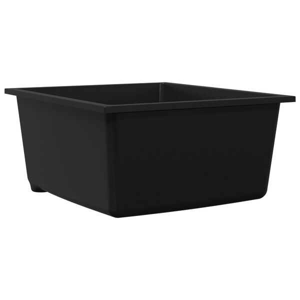 vidaXL Köögikraan Must 38 x 44 x 20 cm Graniit