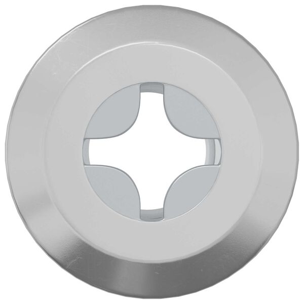 vidaXL Lukustusmutter 2 pcs Nikkel M6 x 15 mm Teras