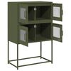 vidaXL Highboard Olive Green 68x39x107 cm Teras
