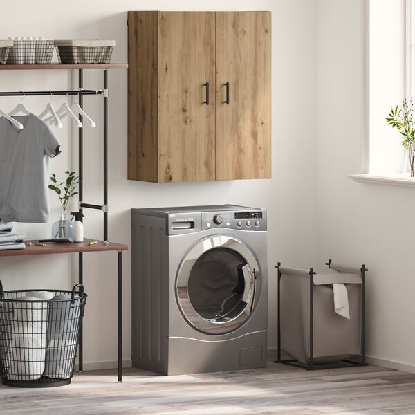 vidaXL Seinekapp K&auml;sit&ouml;&ouml;puu 69,5 x 34 x 90 cm Tehispuit