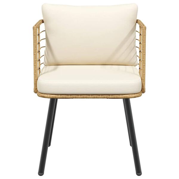 vidaXL Aiatool patjadega Naturaalsest polürotangist