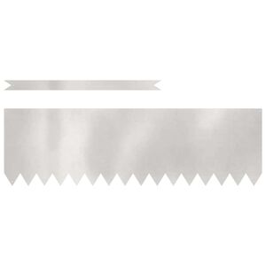 vidaXL Murupiire 50 pcs H&otilde;bedane 100 x 0,05 x 30 cm Roostevaba teras