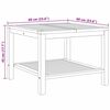 vidaXL Kohvilaud Pruun 60 x 60 x 45 cm Tugev tiikpuu