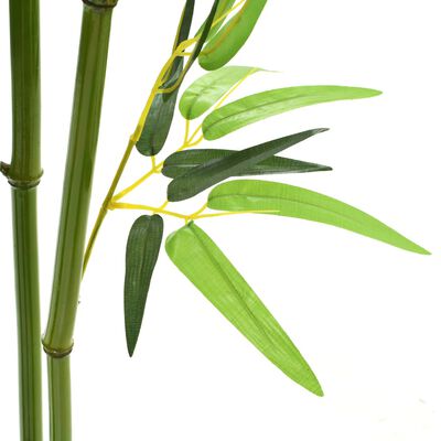 vidaXL kunsttaim bambus potiga 150 cm, roheline
