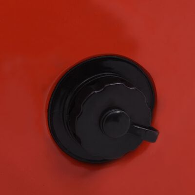 vidaXL kokkupandav koertebassein, punane, 160 x 30 cm, PVC