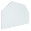 vidaXL Kaminaklaasi plaat L&auml;bipaistev 80 x 50 cm Klaas
