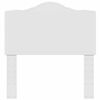 vidaXL Peats peaga Valge 90 cm Tehispuit