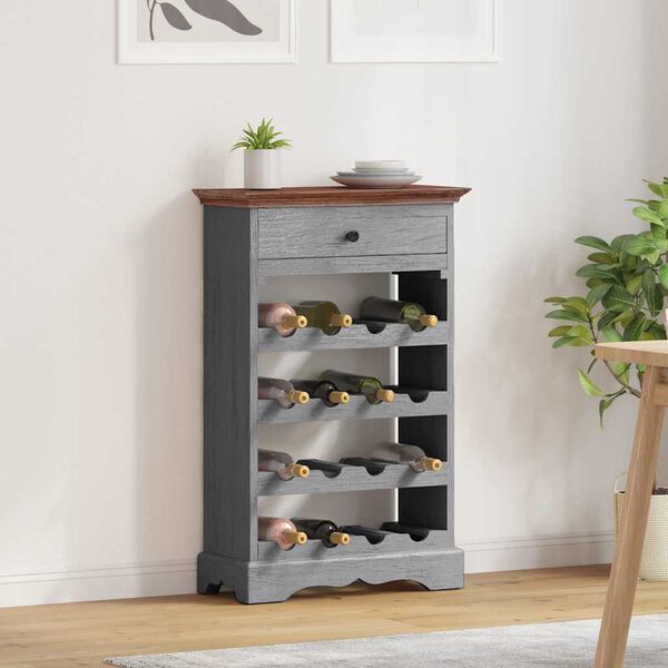 vidaXL veiniriiul mahagonipuidust 55 x 23 x 85 cm