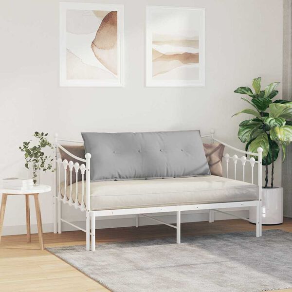 vidaXL Seljatugi padi Pilvine hall 120 x 19 x 50 cm kangas