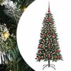 vidaXL Tehisj&otilde;ulupuu Roheline 120 cm PVC, Plastikk ja Teras