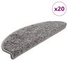 vidaXL trepimatid 20 tk 65 x 21 x 4 cm hallid poolringikujulised suured