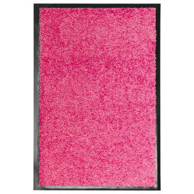vidaXL uksematt pestav, roosa, 40 x 60 cm