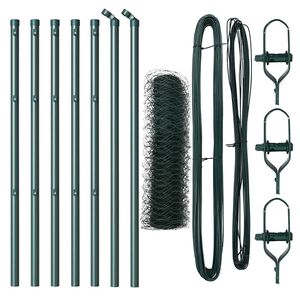 vidaXL Aiapost Roheline