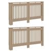 vidaXL Radiaatori kate 2 tk Sonoma tamm 152 x 19 x 81,5 cm Tehispuit