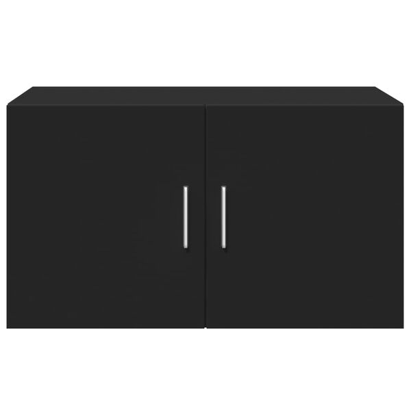 vidaXL seinakapp, must, 70 x 42,5 x 40 cm, tehispuit