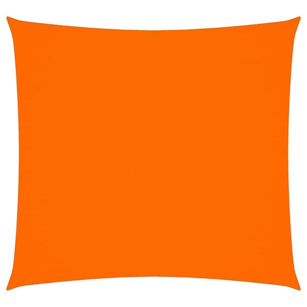 vidaXL oxford-kangast päikesepuri, kandiline, 6 x 6 m, oranž