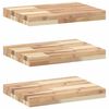 vidaXL ujuvad riiulid 3 tk 60 x 30 x 4 cm t&ouml;&ouml;tlemata t&auml;ispuidust akaatsia