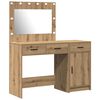 vidaXL Riietumislaud 2 pcs Pruun 40 x 41 x 75 cm Tehispuit