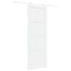 vidaXL Libisev uks Valge 83 x 232 cm Toekas m&auml;nnipuit