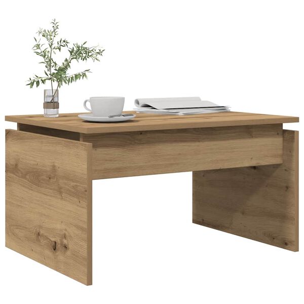 vidaXL diivanilaud Artisan tamm 68x50x38 cm Engineered Wood