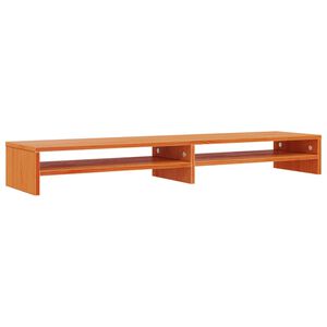 vidaXL monitorialus, vahapruun, 100 x 24 x 13 cm, m&auml;nnipuit
