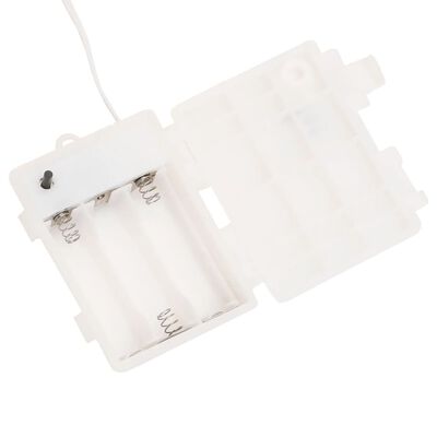 vidaXL jõulutuled LED-valgustusega 3 tk, kokkupandav, valge