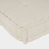 vidaXL Pallet diivanipatjade padi 2 pcs Kreemjas 120 x 80 x 38 cm