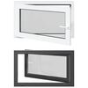 vidaXL Keldriakendus RISOR 100 x 60 cm PVC ja klaas Antratsiit