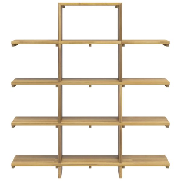 vidaXL raamatukapp, 100 x 30 x 120 cm, tiikpuu